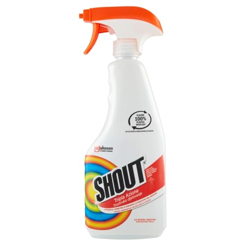 Shout - Fleckenentferner Wäsche Spray Dreifach-Aktion - 500 ml