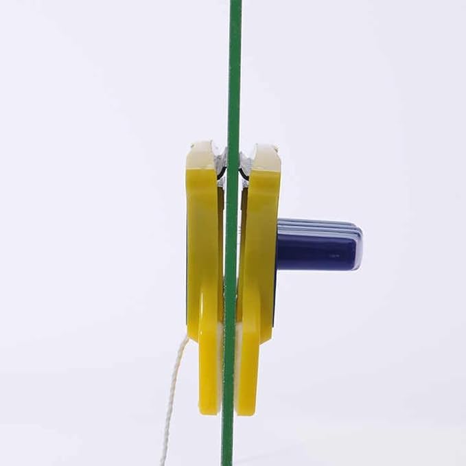 Immortal Magnetic Window Glass Cleaner | Double Sided Glazed | 2 Extra Cleaning Cotton Cleaner | Squeegee Washing Equipment House Hold Glass Cleaner | Two Sided Glass Cleaning Wiper Brush - Image 4 thumbnail