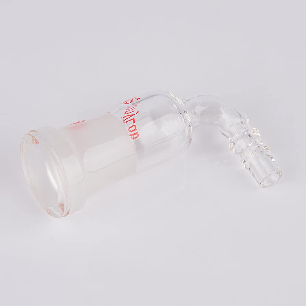 stonylab Adaptateur de Vide/Gaz à 90 Degrés en Verre
