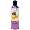 Lick Peach Flavored Massage Oil Sweet Juicy Edible Massage Oil with Sweet Almond Oil & Vitamin E, Lightweight Glide for Couples Massage & Relaxation, 4 oz