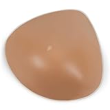 FCKJXSPYXSM Women Silicone Breast Forms Triangle Soft Lifelike Fake Boobs Mastectomy Recovery Prosthetic Bra Enhancer Inserts Concave for Transgender Cosplay(150g/Piece, Brown)
