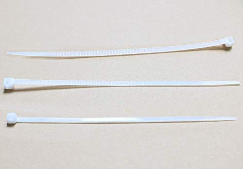 Pasow 25Pcs Nylon Zip Ties Plastic Cable Ties Self-Locking Heavy Duty Wrap Ties Durable Strong Cable Ties (20 Inch, White) #TOP1
