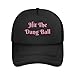 Hit The Dang Ball Hat for Men Baseball Cap Dad Hats Black