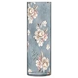 Taille adaptée pour les arrangements : avec une hauteur de 30 cm et 10 cm de diamètre, les vases à fleurs décoratifs esthétiques peuvent accueillir de grandes fleurs ou servir de pot de rangement pratique