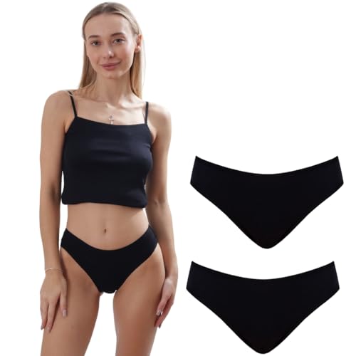 ORGANICKID Women's Organic Cotton Underwear Full Briefs Soft Breathable GOTs Certified Ladies Panties pack of 2