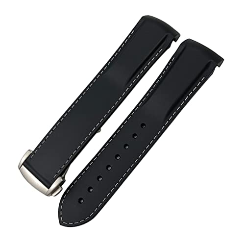Bracelet silicone Longines Hydroconquest étanche pour montre de sport