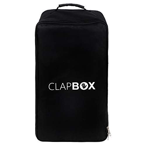 Clapbox Cajon Bag with Carry Handle, Shoulder Straps - Universal Size, Single Pocket (Black)