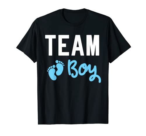 Team Boy Baby Shower Revelar género Camiseta