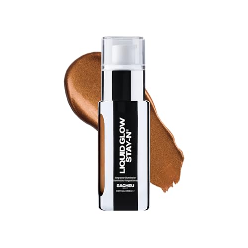 Sacheu Liquid Glow STAY-N Liquid Highlighter – Toasty Glaze