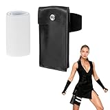 Ninja Kunai Bag with Elastic White Bandage for Cosplay and Anime Fans, Ninja Costume Accessories for Women and Men