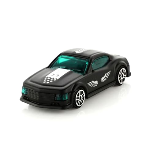 ADITI TOYS Die-cast Car - Metal Pull Back Toy Car with Smooth Wheels - Racing Toy with Zinc Alloy Body - Pull Back Sports Cars with Smooth Edges - Vehicle Toys Cars - Gift for Kids 3+ Year (Black)
