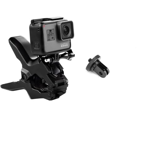 Image of SHOPEE Jaws Flex Clip Clamp Mount Compatible with Go Pro Hero 13 /12 /11 /10 /9 /8 /OSMO Pocket / Insta360 X5 / X4 / X3 ONE /X /X2 Action Cameras