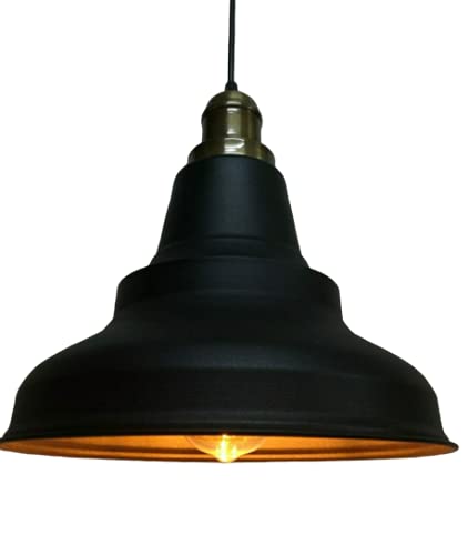Rsylight Retro Metal Sarkıt Avize Rustik Tekli Sarkıt Siyah Eskitme Duylu Cafe Mutfak Aydınlatma Siyah RYS000190