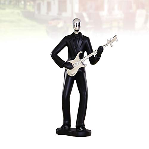 1 Unidade Os Stuffers Do Escritório Estatua De Guitarra Estatueta De Resina Estatuetas De Resina Dec