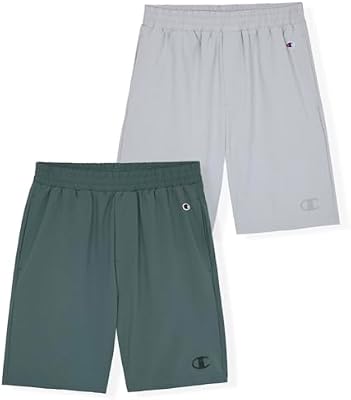 Champion Boys Shorts for Kids Athletic 2 Pack Lightweight Hybrid Short