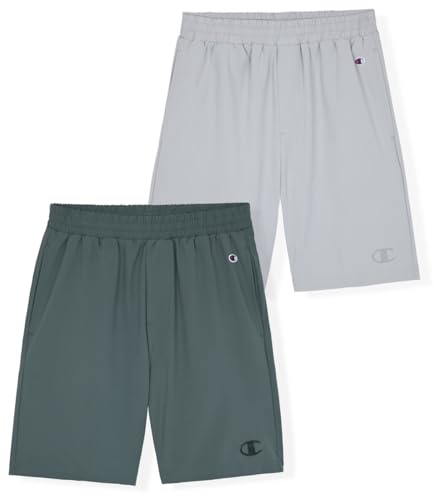 Champion Boys Shorts for Kids Athletic 2 Pack Lightweight Hybrid Short
