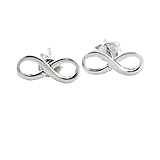 apop nyc Sterling Silver Infinity Stud Earrings [Jewelry]