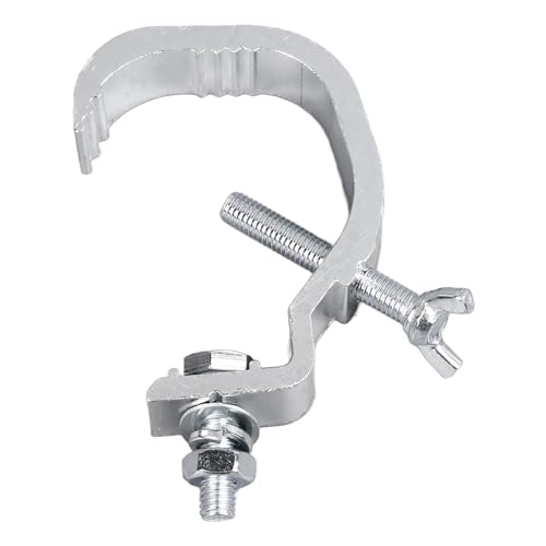 Abrazaderas de Luz de Escenario, Aleación de Aluminio, Gancho Tipo C, 30-52mm, para Iluminación DJ, Luces Par, Focos, 10 Unidades