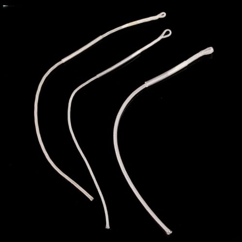 HomeVortex Lot de 10 connecteurs en nylon pour ligne de pêche à la mouche, manchons de tube réglables haute résistance pour fixer les têtes et le dos,...