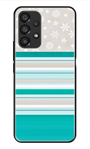 Image of Metal TPU Printed Back Cover for Samsung Galaxy A33 5G (Stars and Lines) 360 Degree Protection | Camera Protection -25092024(AR)