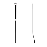  WALDHAUSEN Dressurgerte mit Gelgriff, schwarz, 100 cm