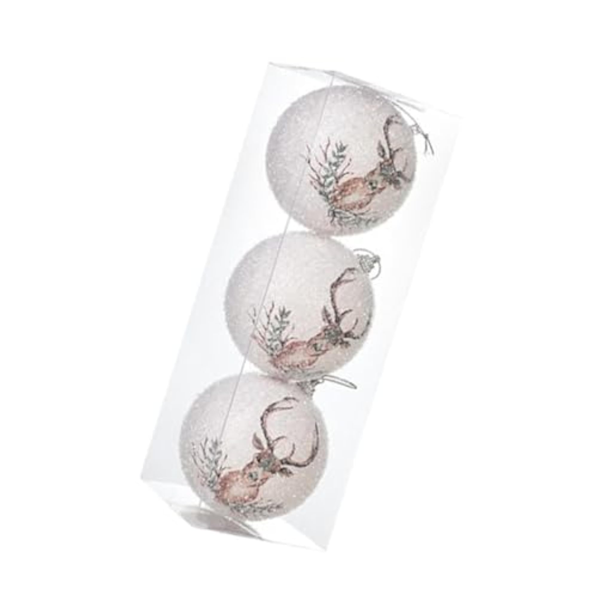 3 Pieces Christmas Ball Ornaments for Wedding Decor