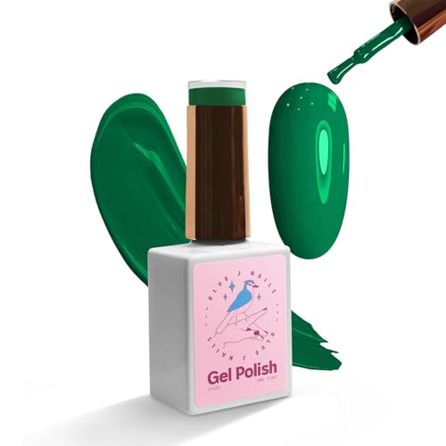 Esmalte de uñas gel efecto brillante duradero verde miniatura 1