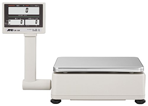Amazon | A&D 検定付き店舗用料金はかり/タワー型 SR-15K ≪ひょう量 