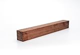 Exotic Wood Zone Granadillo Turning Blank, Kiln Dried Hardwood for Eco-Friendly Woodworking, Woodturning, Lathe Projects, Sustainable Wood for Woodcraft & DIY Projects (1-1/2' x 1-1/2' x 12')