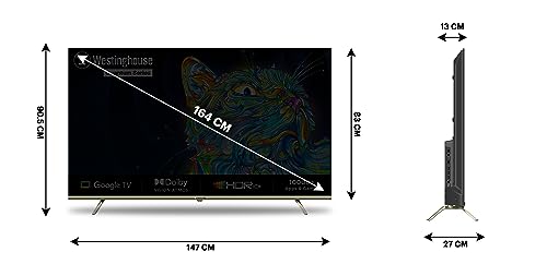 Image of Westinghouse 164 cm (65 inches) Quantum Series Ultra HD LED Google TV WH65GTX50 (Rose Gold)