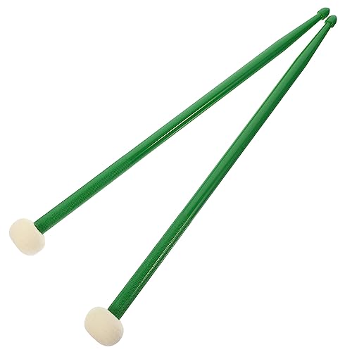 Baquetas Dobles para Percusión Color Verde Oscuro miniatura 1