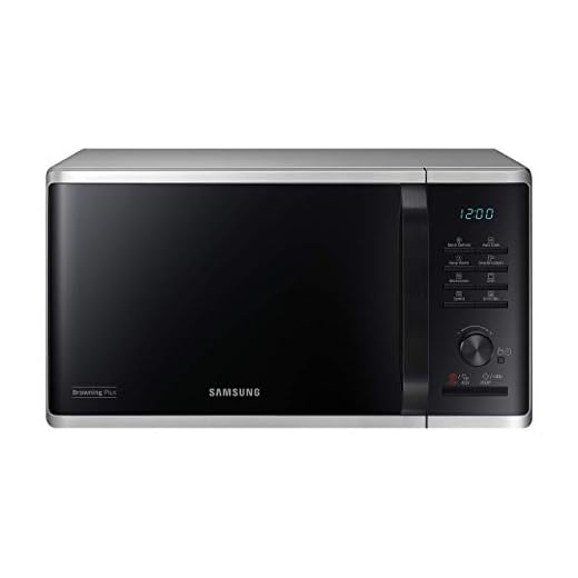Samsung MG2AK3515AS/EG magnetron met grill, 800 W, 23 gaarruimte, 48,9 cm breed, Quick Defrost, 27 automatische programma's, zilver