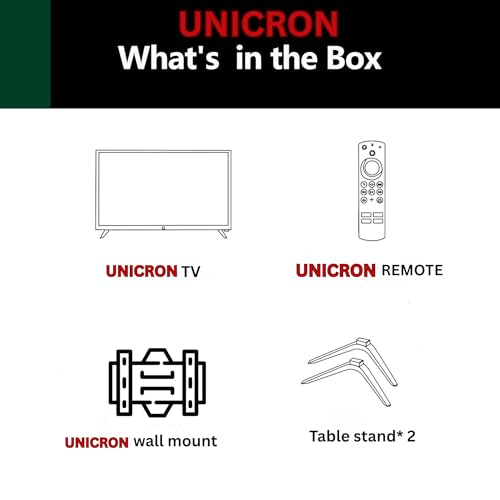 UNICRON 60 cm (24 Inches) HD Ready Smart LED TV | Android Smart TV | 1GB RAM & 8GB ROM | Built-in Wi-Fi | HDMI & USB Ports 8