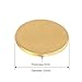 HAOTAISH Brass Round Plate is Used for DIY Handicraft Industrial Milling Lathe Processing, Thickness 5mm,5×25mm