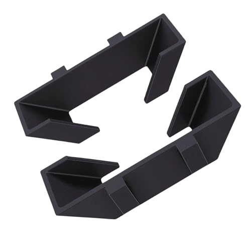 Naroote 2 Soportes de Pared para Raqueta de Tenis, Ganchos Universales para Raquetas, Gancho de Plástico Antideslizante para Valla de Cancha para Garaje, Dormitorio, Gimnasio, Hogar, 2,24 X 1,97 X