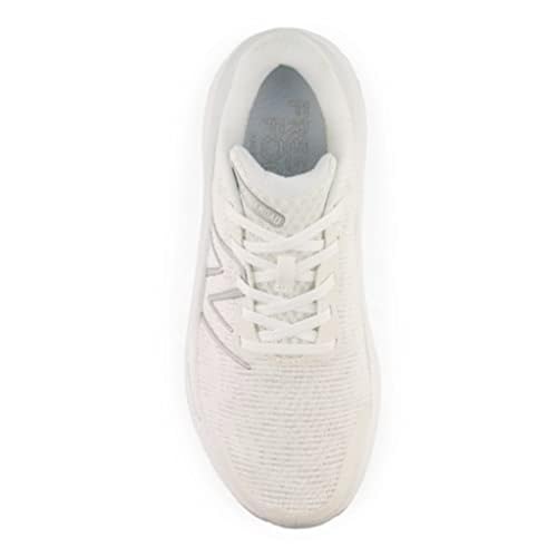 New Balance Women's Fresh Foam X Kaiha Road V1 Running Shoe, White/Quartz Grey/Silver Metalic, 8.5 W