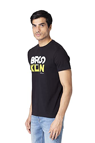 Image of Red Tape Men's Black T-Shirt