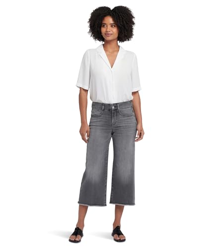 NYDJ Women's Brigitte Wide Leg Capri Jeans in Frontera Bluffs