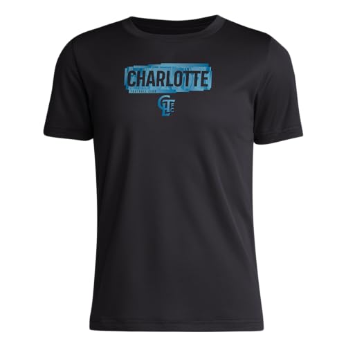 adidas Boys' Charlotte Fc Short Sleeve Pre-Game T-Shirt