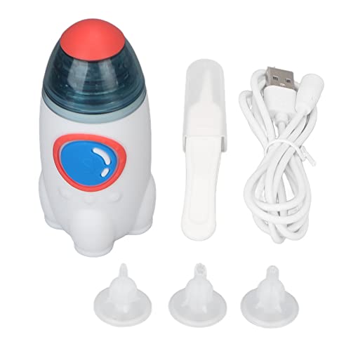 Aspirador Nasal de Bebê Elétrico Limpador de Ranho de Bebê Impede Refluxo IPX7 Impermeável Silicone