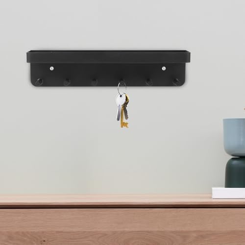Soporte para medallas en acero inoxidable de alta resistencia organizador negro de pared 5
