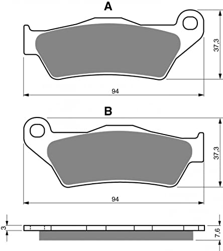 Plaquette de frein Gold Fren pour voyager serein en Ducati 1260 Multistrada 2018