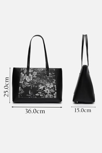 Image of Allen Solly Womens Floral black HANDBAG