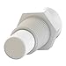 Plastic Fogger Misting Nozzles with Poly Filter White 1/8in NPT 1 GPH 10 Pack