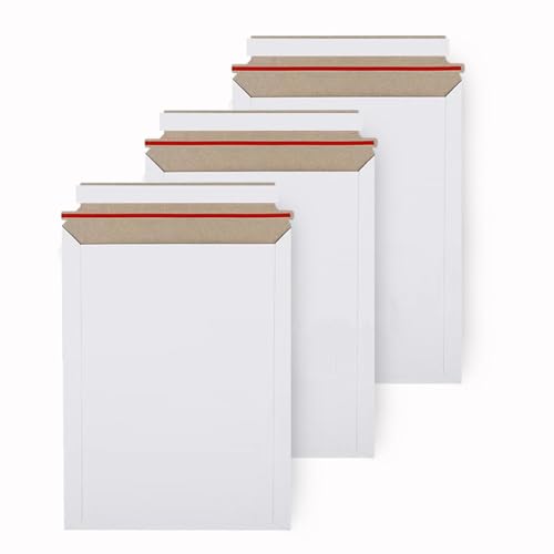 厚紙封筒 B5 1000枚 高29cm 幅22.5cm マチ付き ビジネス封筒 超厚手 レターケース メール便対応 梱包資材 無地 白い コートボール紙300g 開封ジッパー 両面テープ付き 業務用ホワイト郵便袋 宅配袋 ビジネス封筒 ラッピング袋 国際郵