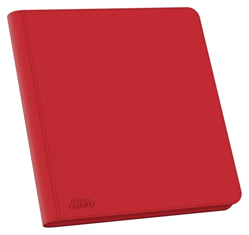 Image of Ultimate Guard Zipfolio 480 - 24 Pocket XenoSkin (Quadrow) Red