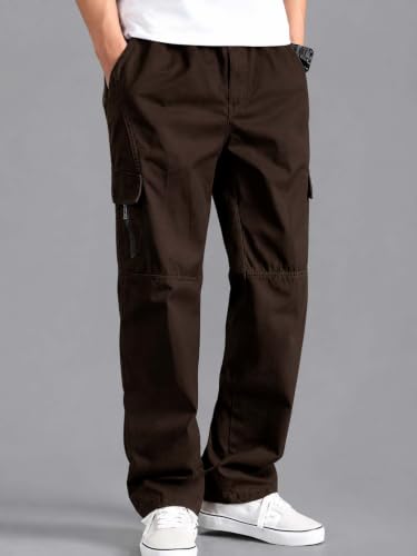 Image of Lymio Cargo for Men || Cotton Cargo Pant || Drawstring Waist Pant (Also Available in Plus Sizes) (117-120)