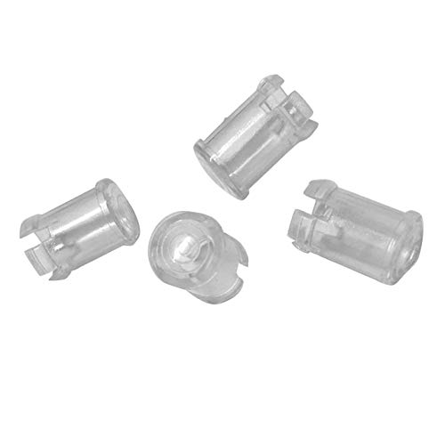 100 stks Nylon LED Light-Emitting Diode Caps Transparante Lamp Socket Light Caps Beschermhoes 5mm