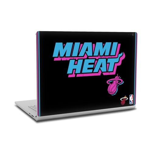 Skin vinyle NBA Miami Heat Noir pour Microsoft Surface Book 2