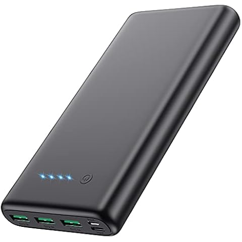 Portable Charger 36800mAh,4 Outputs Power Bank, Dual Input 5V/3A External Battery Pack,USB-C in&Out High-Speed Charging Backup Charger Compatible with iPhone 16/15/14/13,Samsung S23 Android Phone etc Cover